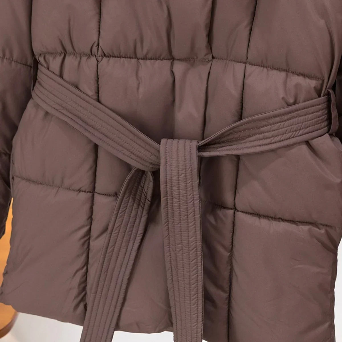 ALLURA | BELTED PUFFER COAT