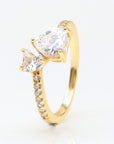 DOUBLE HEARTS RING | S925