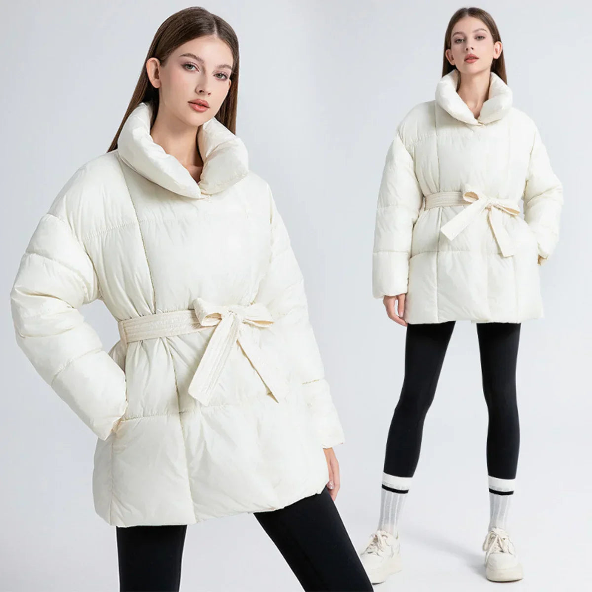 ALLURA | BELTED PUFFER COAT