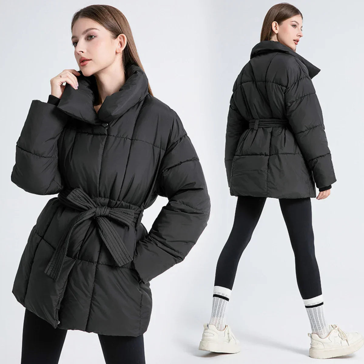 ALLURA | BELTED PUFFER COAT