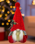 1~4pcs 2024 Christmas Doll Elf Knitted Gnome with Led Night Light Christmas Decorations for Home Xmas Navidad New Year 2025 Gift