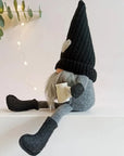 Coffee Gnome Dolls Plush Knitted Love Faceless Doll Christmas Farmhouse Kitchen Coffee Bar Decorations