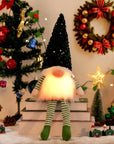 1~4pcs 2024 Christmas Doll Elf Knitted Gnome with Led Night Light Christmas Decorations for Home Xmas Navidad New Year 2025 Gift