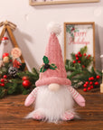 1~4pcs 2024 Christmas Doll Elf Knitted Gnome with Led Night Light Christmas Decorations for Home Xmas Navidad New Year 2025 Gift