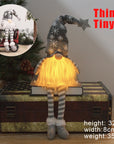 30cm Glowing Gnome Christmas Decorations 2024 Faceless Plush Dolls elf Home Ornaments Navidad New Year 2024 Gift