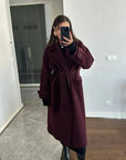 Burgundy Trenchcoat | RIVAL