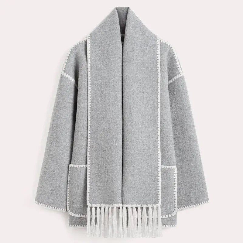 CLAIRE | SCARF COAT