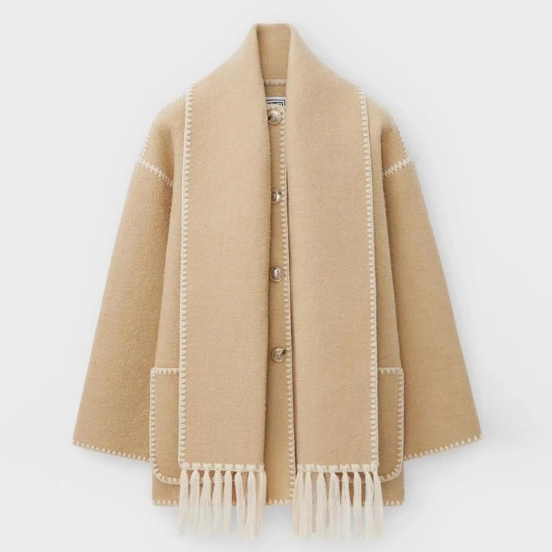 CLAIRE | SCARF COAT