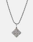 CLOVER NECKLACE SILVER