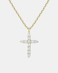 CROSS SHINE NECKLACE - GOLD