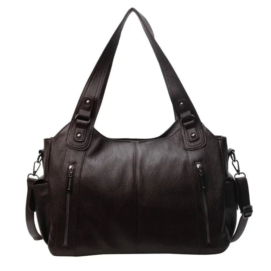 DIANA | VINTAGE-STYLE LEATHER SHOULDER BAG