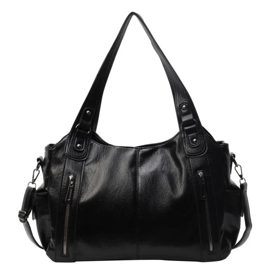 DIANA | VINTAGE-STYLE LEATHER SHOULDER BAG