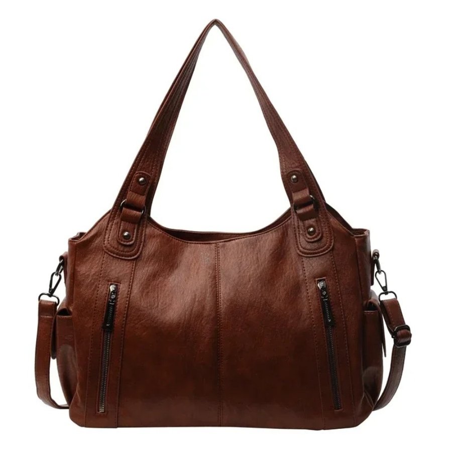 DIANA | VINTAGE-STYLE LEATHER SHOULDER BAG