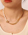 DUO PEARL NECKLACE