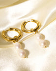 GOLDEN PEARL EARRINGS