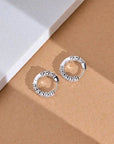 HANNAH MOISSANITE EARRINGS  - 925