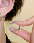 HANNAH MOISSANITE EARRINGS  - 925