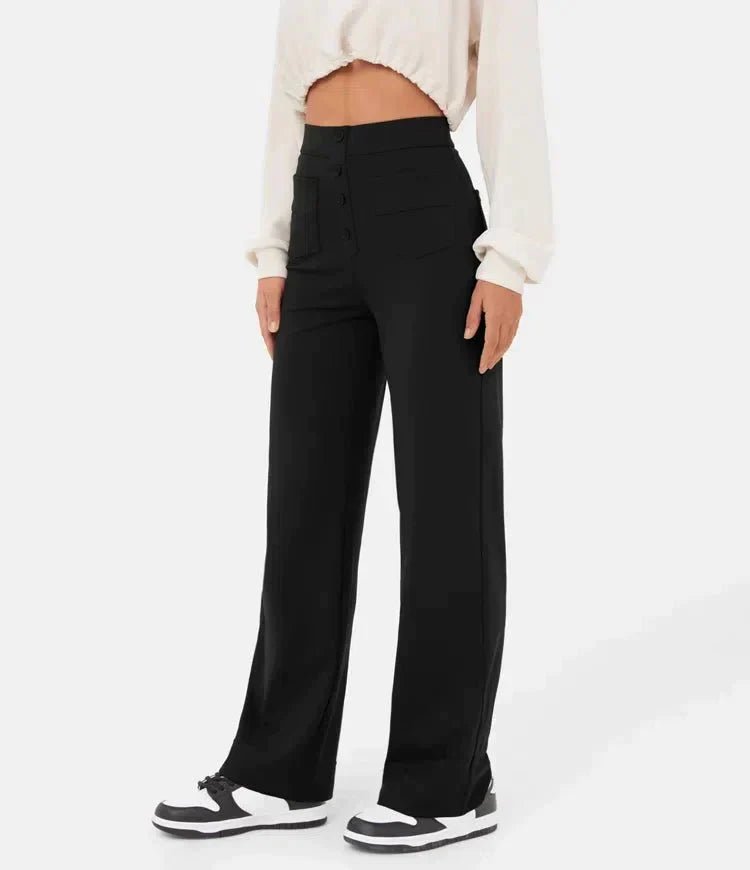 High-waisted elastische casual Pants | All age