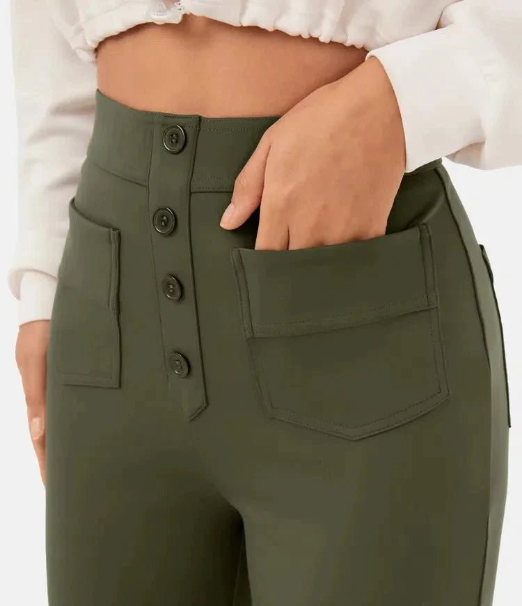 High-waisted elastische casual Pants | All age