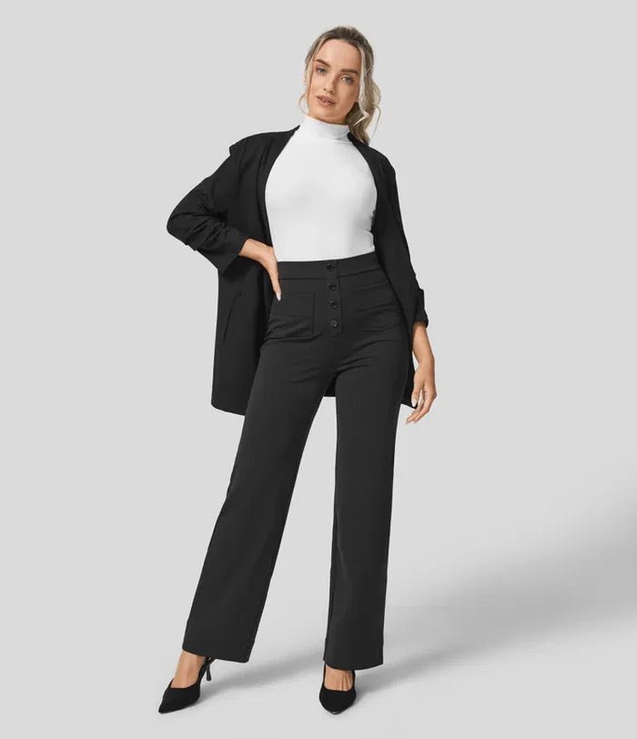 High-waisted elastische casual Pants | All age