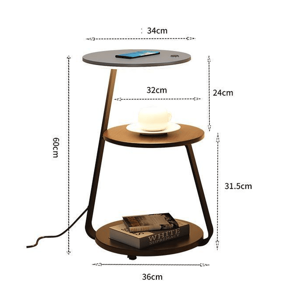 Halo Harmony™ I Bijzettafel met ingebouwde verlichting