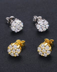 MYSTIC EARRINGS - 925 WITH 7 MOISSANITE STONES