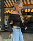 NIKITA OFF-SHOULDER SWEATER