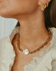 PEARL CHARM NECKLACE