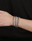 PLAIN CUBAN BRACELET - 925