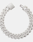 RIVAL CUBAN MOISSANITE BRACELET - 925