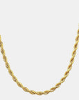 ROPE NECKLESS - 3MM 18K GOLD