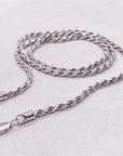 ROPE NECKLESS - 3MM WHITE GOLD