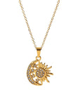 SUN AND MOON NECKLACE