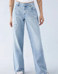 ZARA | BAGGY BOW JEANS