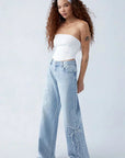 ZARA | BAGGY BOW JEANS